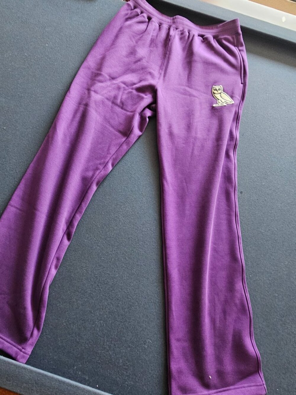 OVO Purple Sweatpants Large